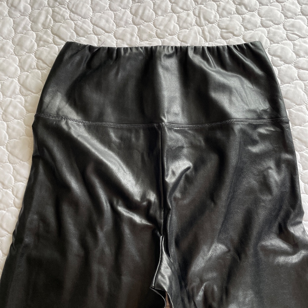 Wilfred Free Daria Pant High-Waisted Unreal Leather Leggings Size Large — image 3 of 6